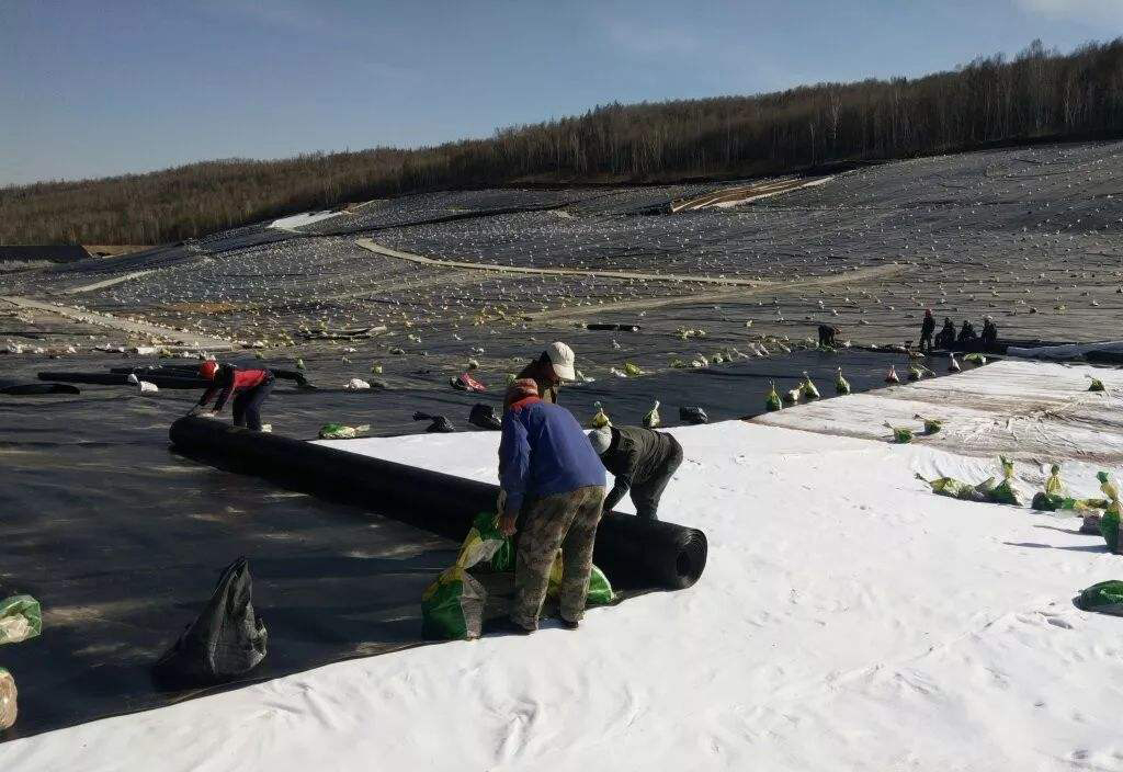 設計荷載和地基不均是決定土工膜厚度的重要因素