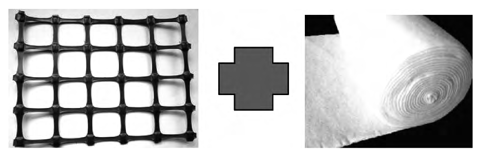 土工格柵復合反濾土工布用于處理一般軟基